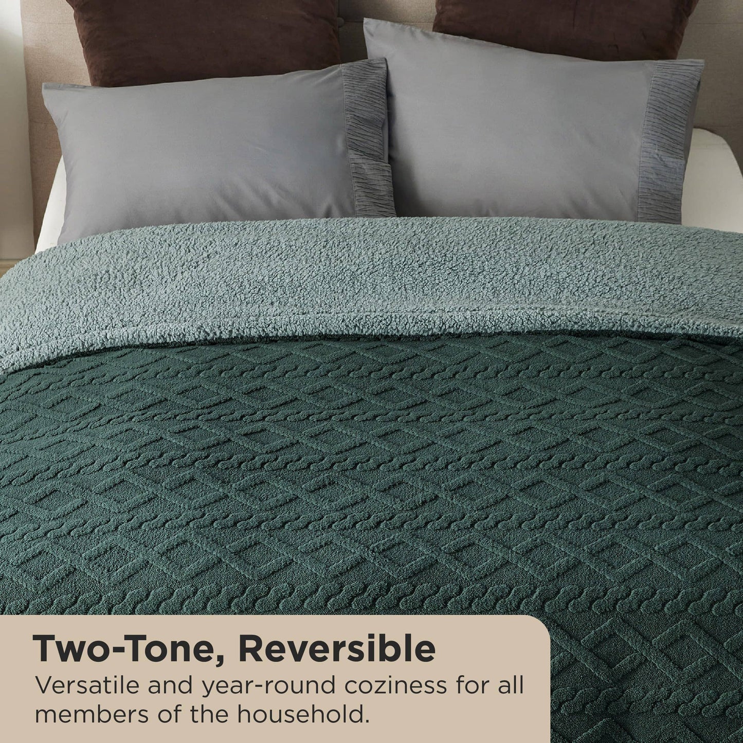 Sherpa Throw Blanket For Couch