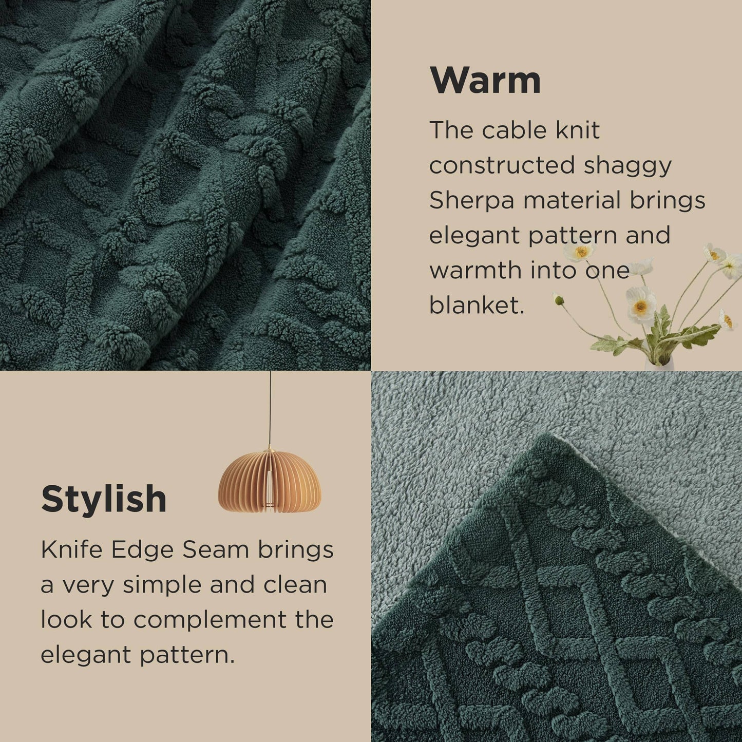 Sherpa Throw Blanket For Couch