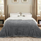Jacquard Stripes Shaggy Sherpa Blanket