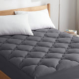 Machine Washable Fluffy Cotton Quilted Mattress Topper