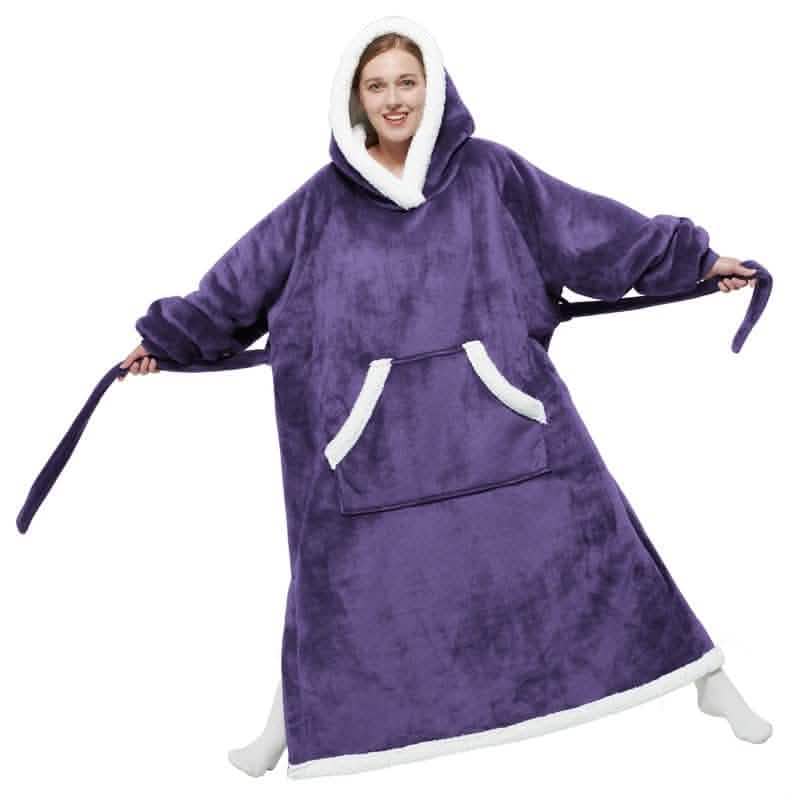 Sherpa Fleece Wearable Blanket