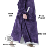 Sherpa Fleece Wearable Blanket Long