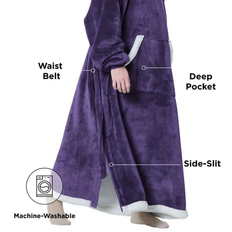 Sherpa Fleece Wearable Blanket