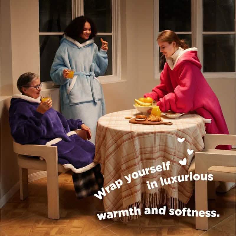 Sherpa Fleece Wearable Blanket