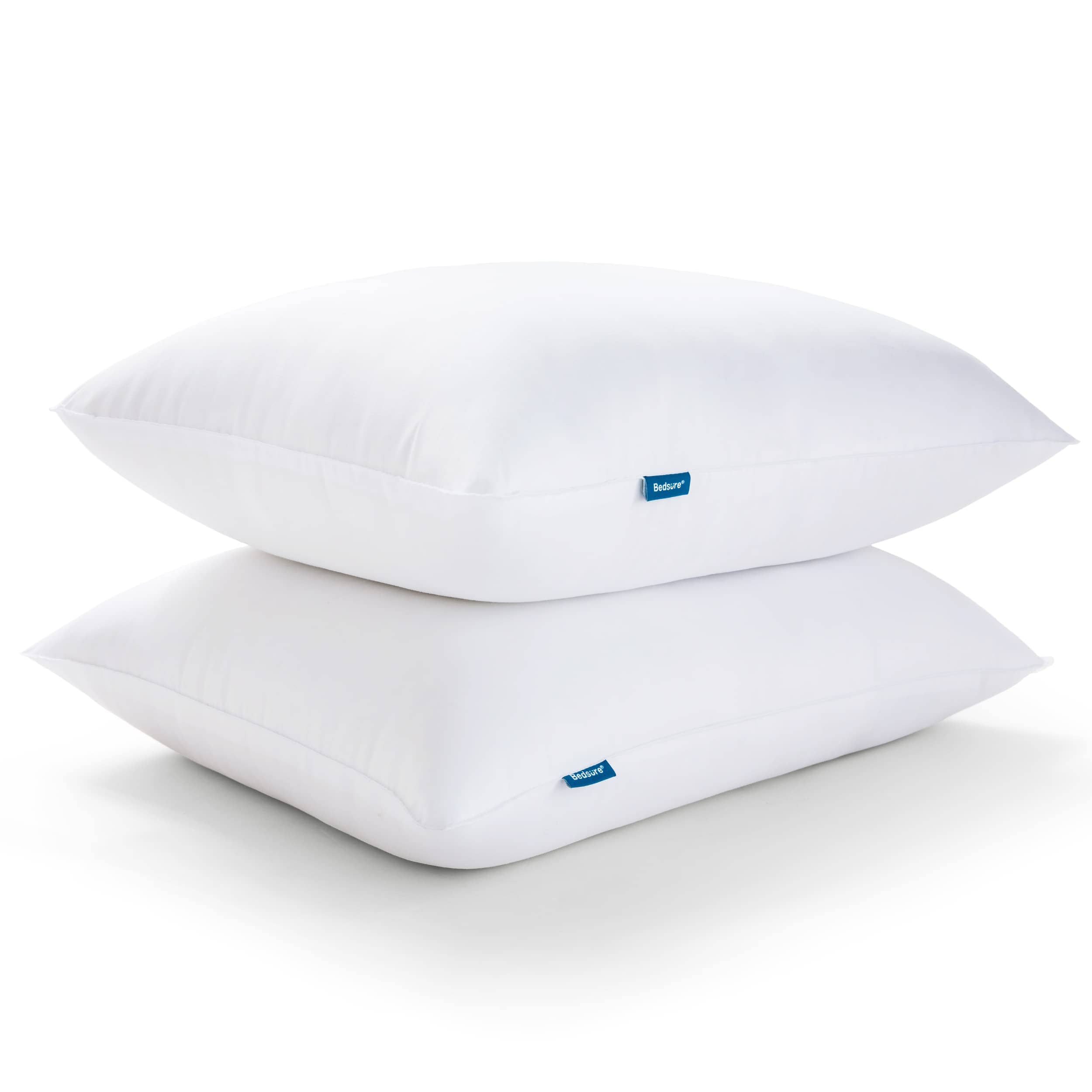 Bedsure Firm Pillows Queen Size Set of 2, Supportive, Down Alternative  Pillow for Side and Back Sleeper 