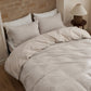 GentleSoft® Cotton Waffle Space-Dyed Duvet Cover Set