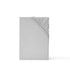 Cooling fitted sheet in light gray, showing elastic edge and smooth cooling fabric