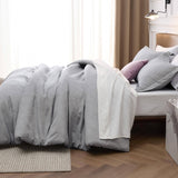 Cationic Dyeing Comforter Set with Pillow Shams