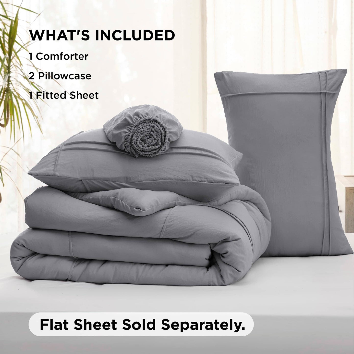 Pinch Pleat Comforter set