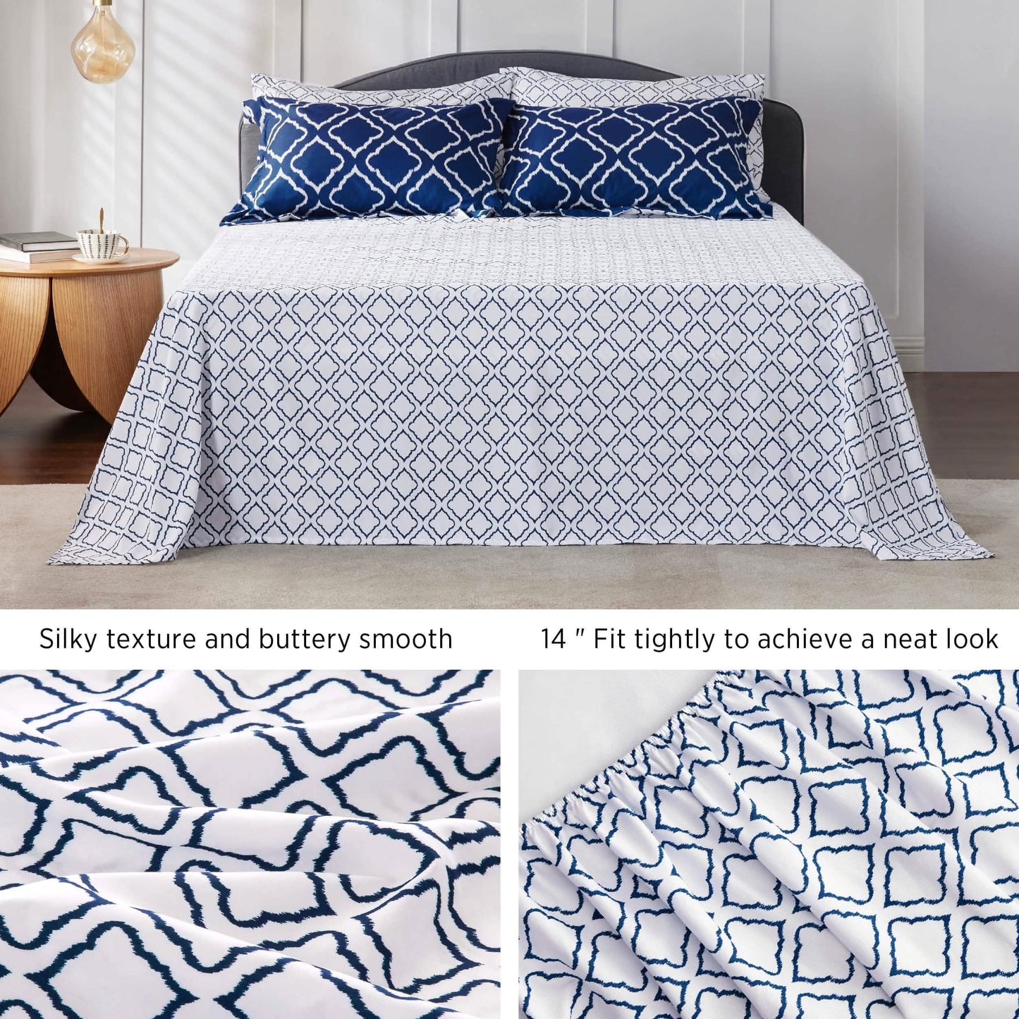 Quatrefoil Bedding Set