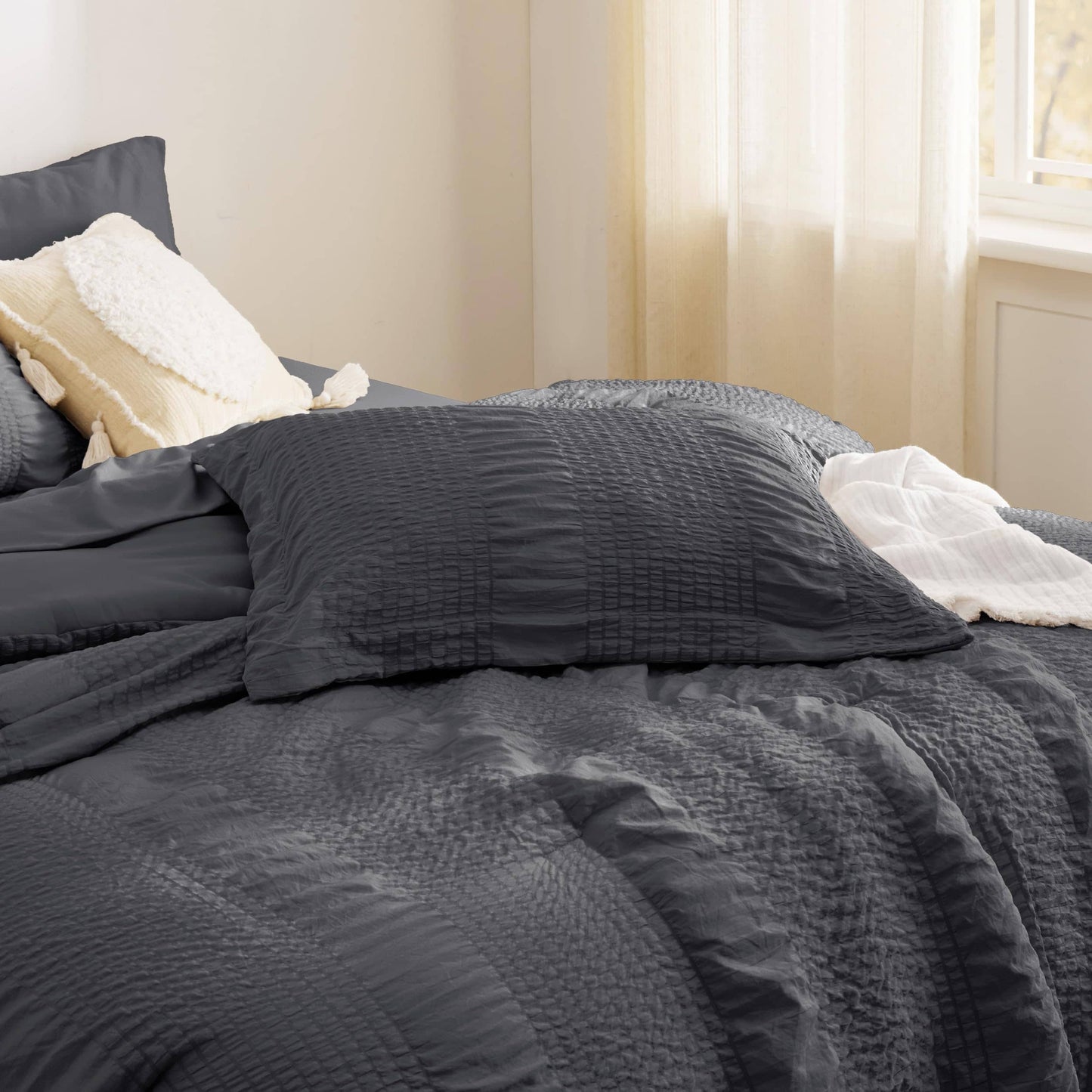 Stripe Seersucker Bed-in-a-Bag