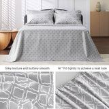 Bedsure Quatrefoil Bedding Set