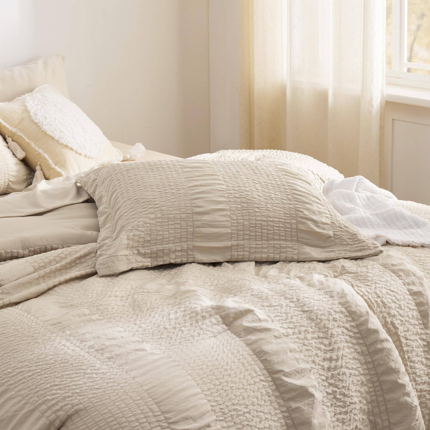 Stripe Seersucker Bed-in-a-Bag