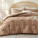 Jacquard Comforter Set Tufted Sun