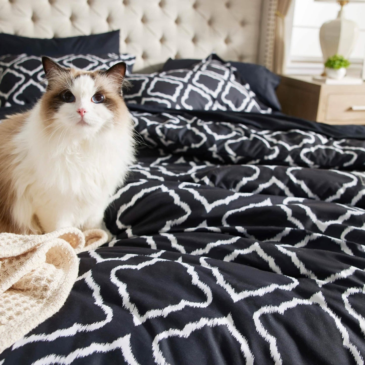Quatrefoil Bedding Set