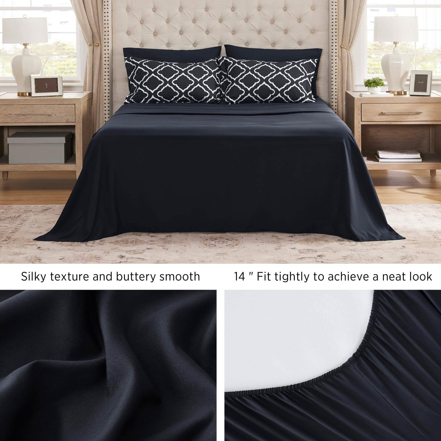 Quatrefoil Bedding Set