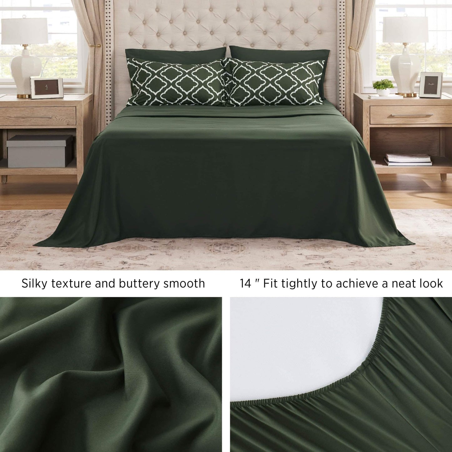 Quatrefoil Bedding Set