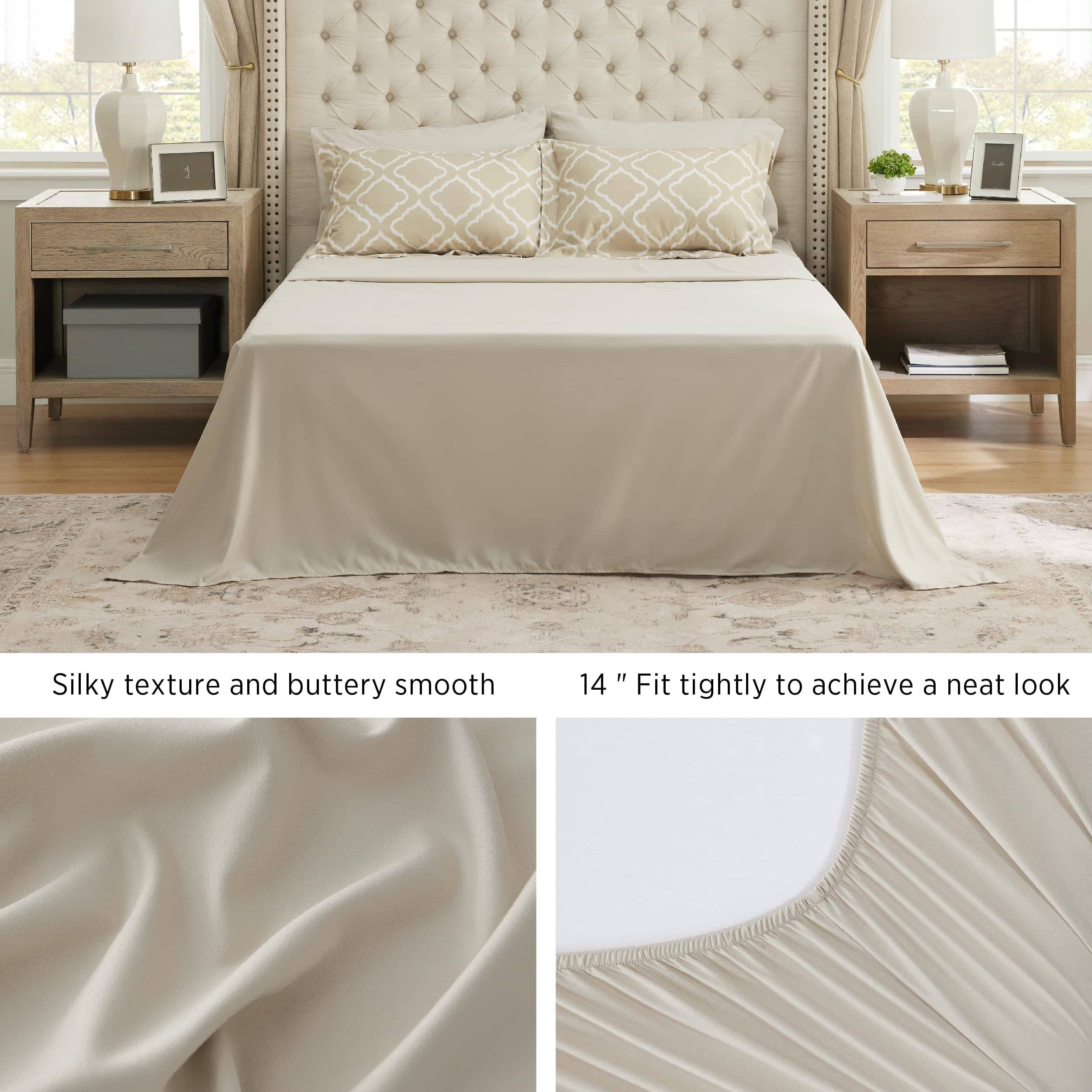 Bedsure Quatrefoil Bedding Set