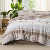 Stripe-Patterned Bed-in-a-Bag