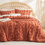 Boho Deluxe Embroidery Comforter Set