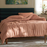 Cationic Dyeing Comforter Set with Pillow Shams