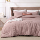 Cationic Dyeing Comforter Set with Pillow Shams