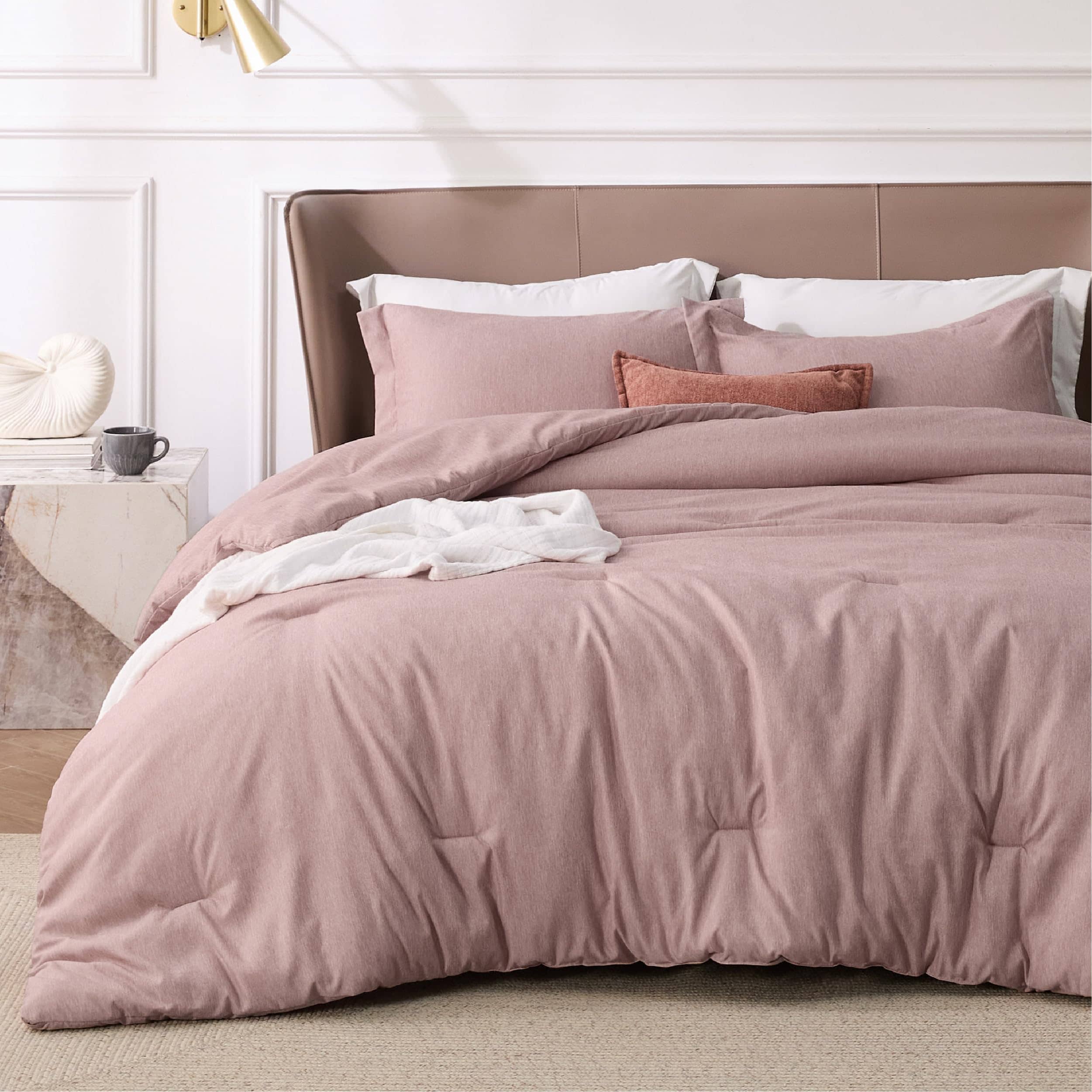 GentleSoft Cationic Dyeing Comforter Set with Pillow Shams