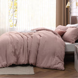 Cationic Dyeing Comforter Set with Pillow Shams