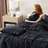 Bedsure Pinch Pleat Comforter set