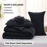 Bedsure Pinch Pleat Comforter set