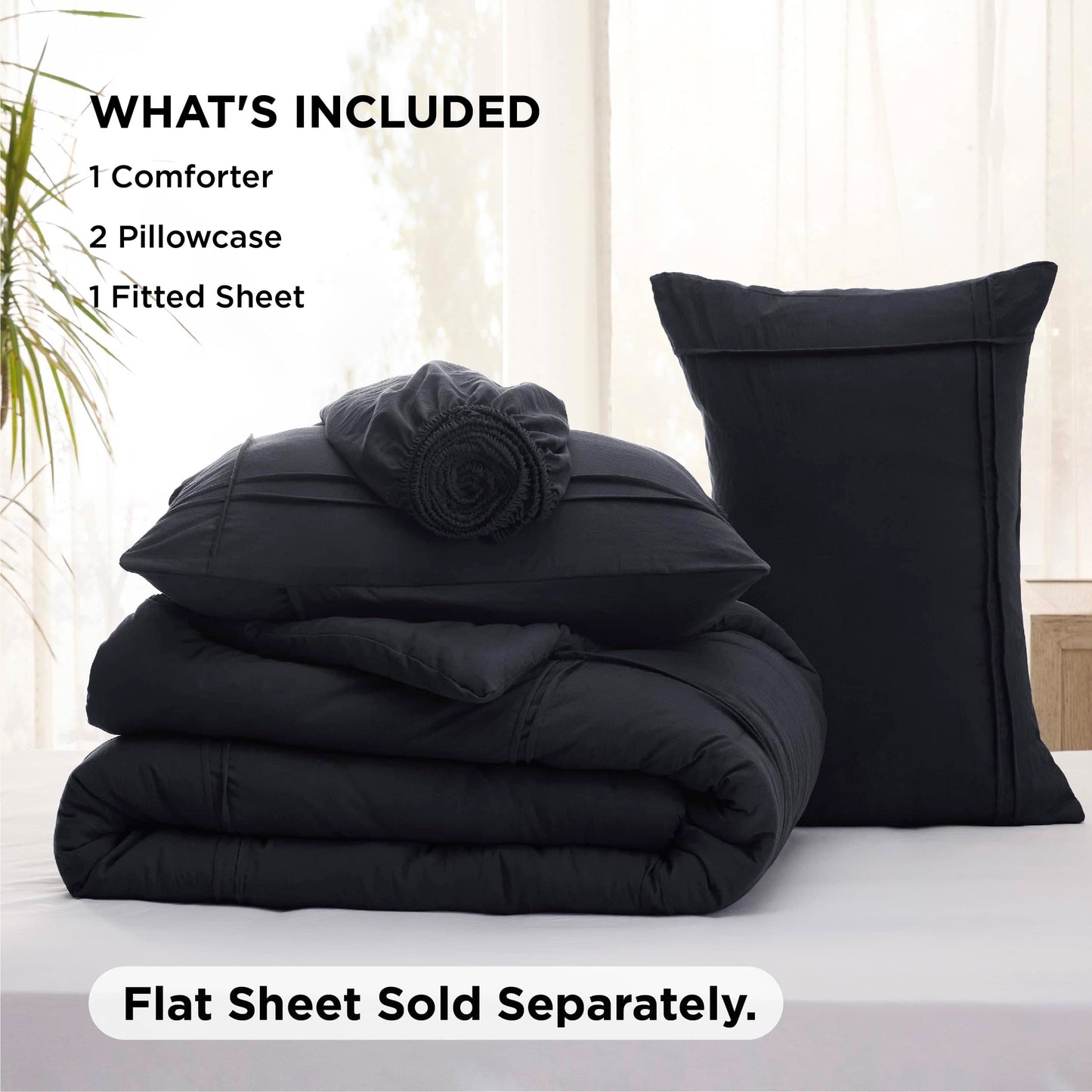 Pinch Pleat Comforter set
