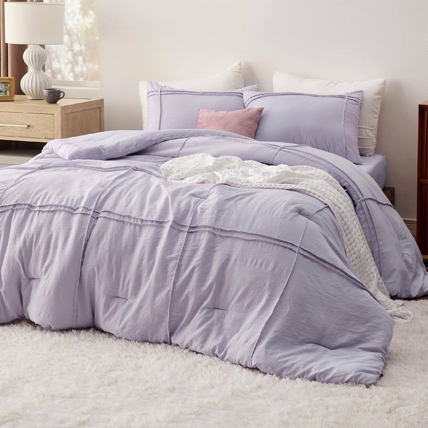 Pinch Pleat Comforter set