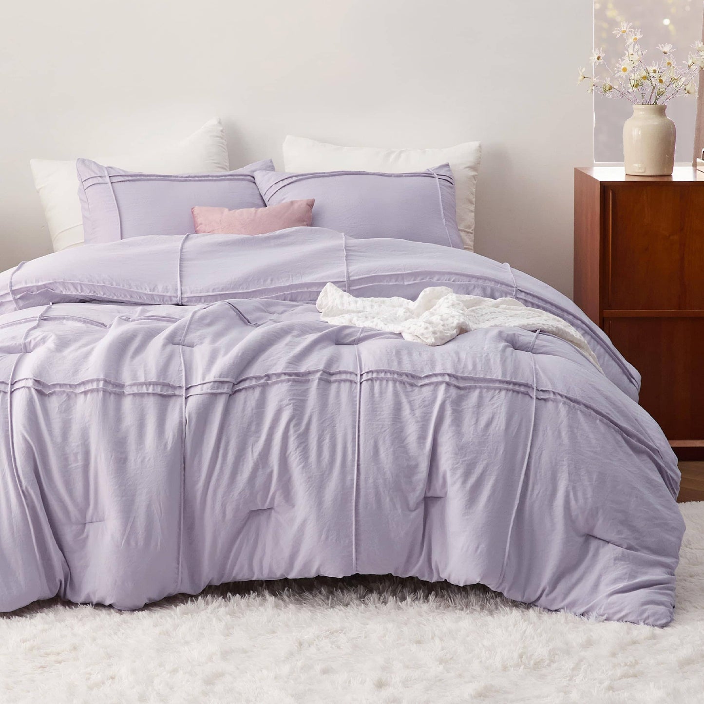 Pinch Pleat Comforter set