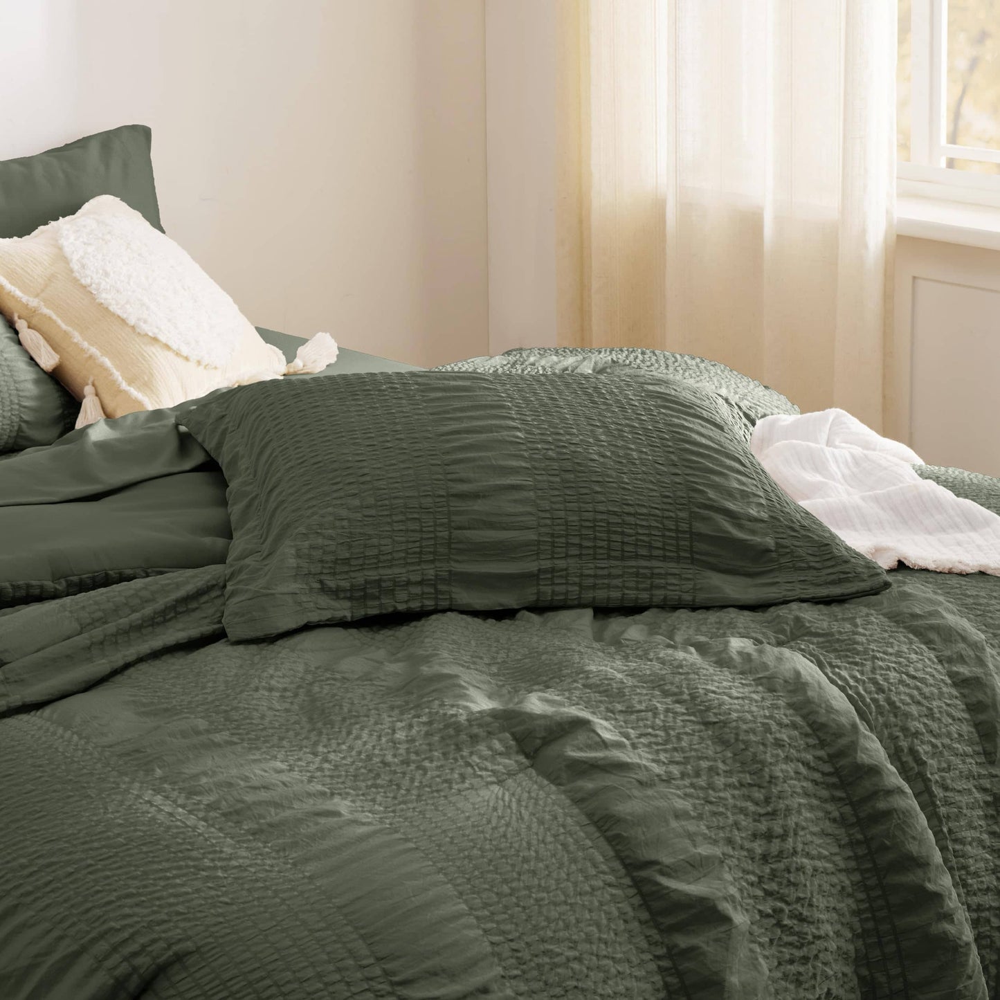 Stripe Seersucker Bed-in-a-Bag