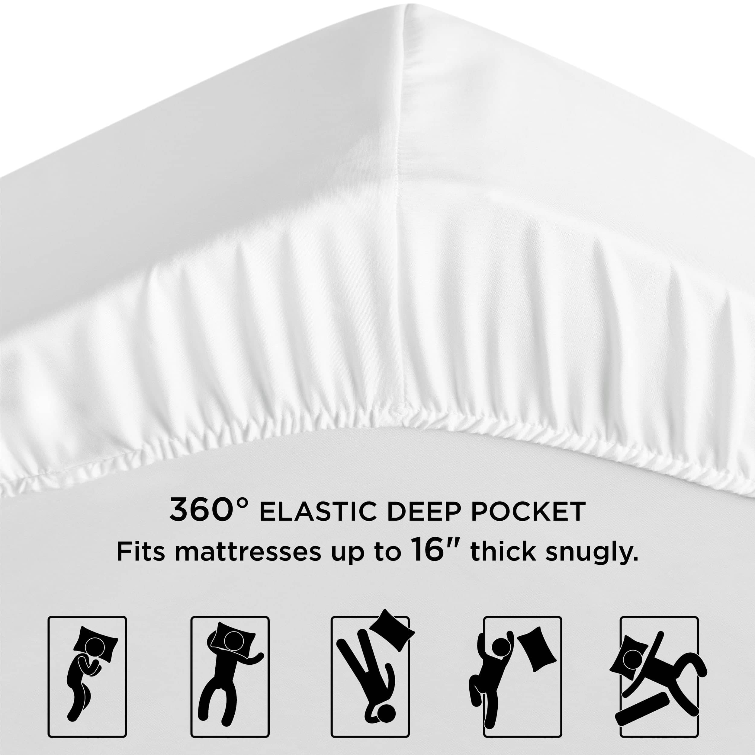 Extra Deep Fitted sheet