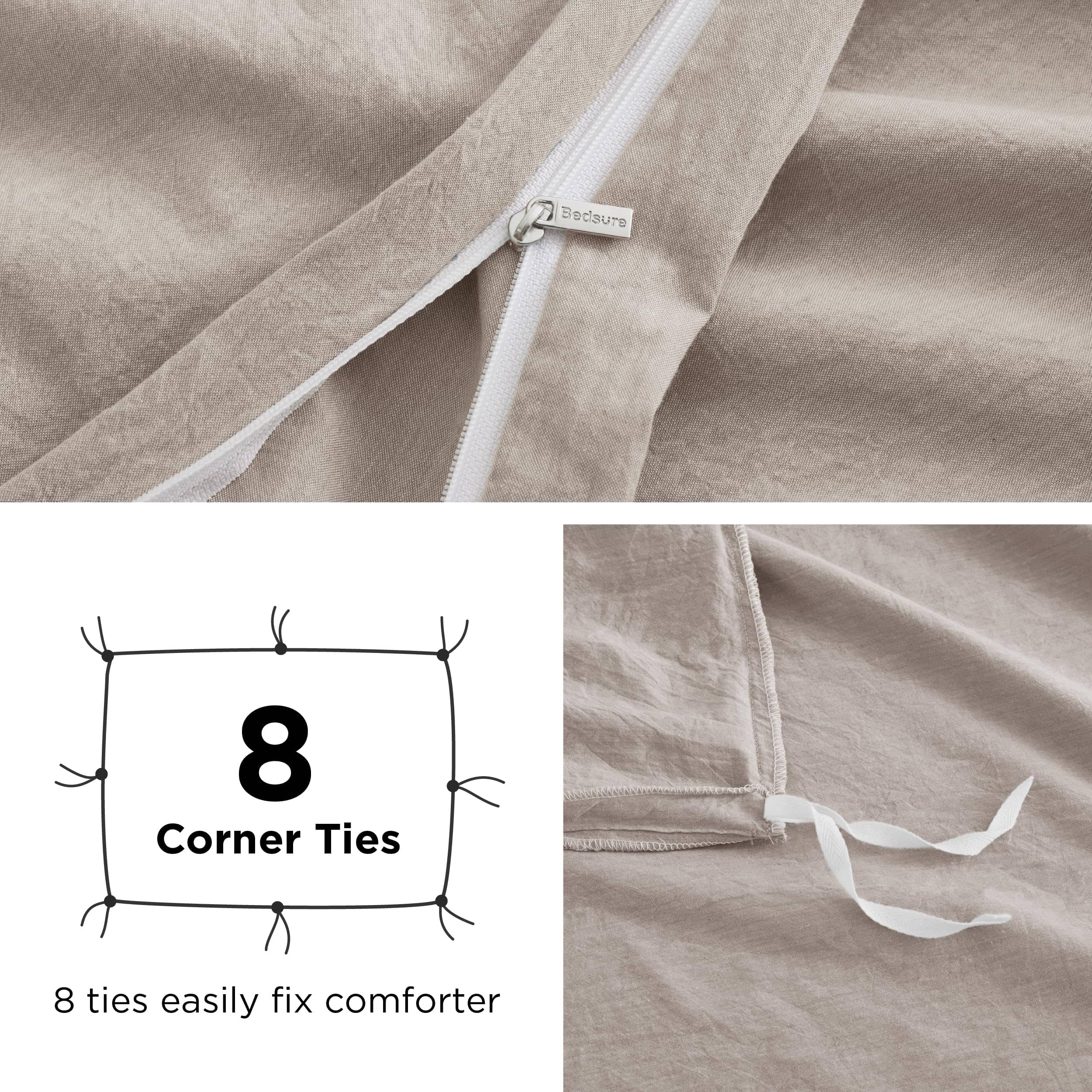 100% Washed Cotton Duvet Cover