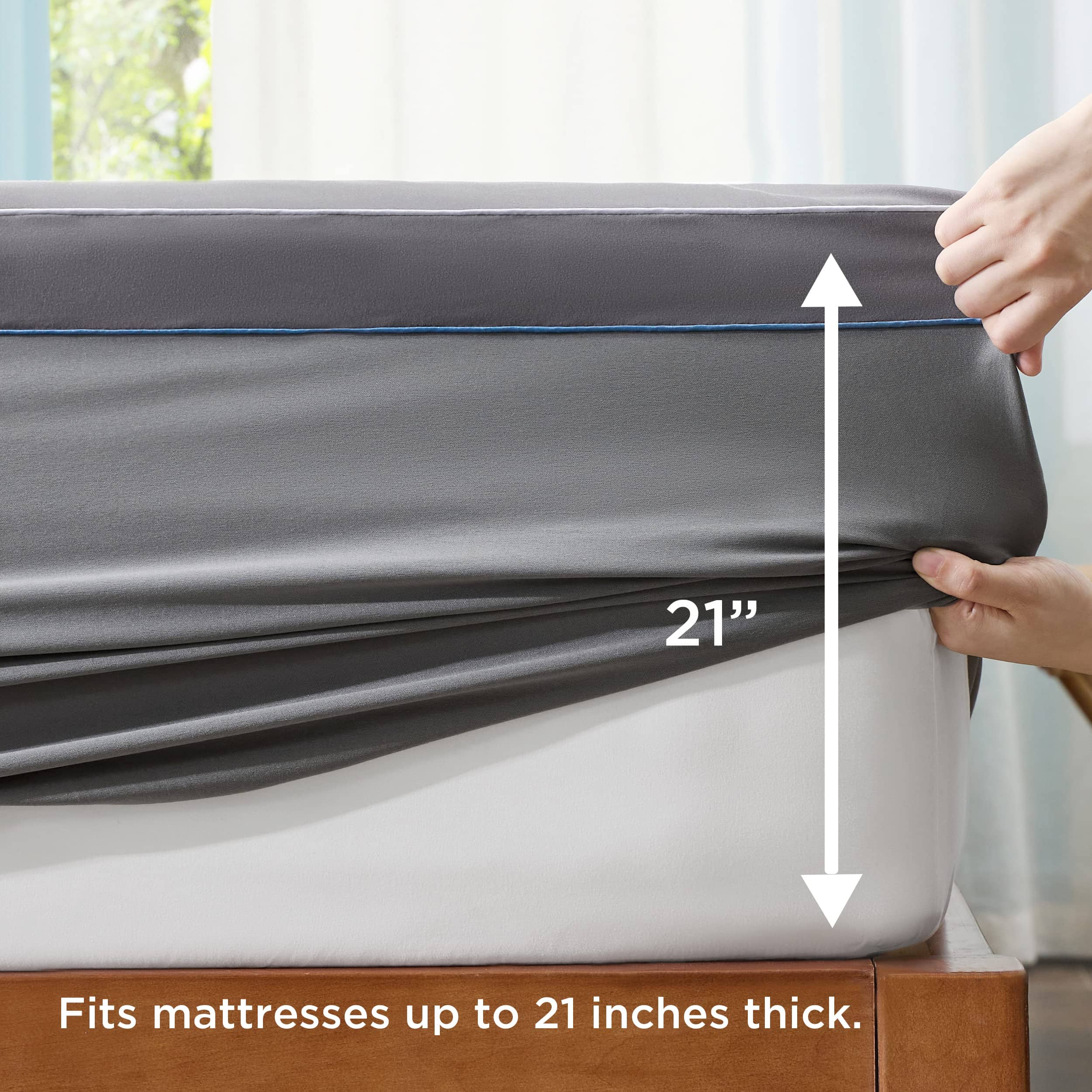 Thick Mattress Topper Pad Cover