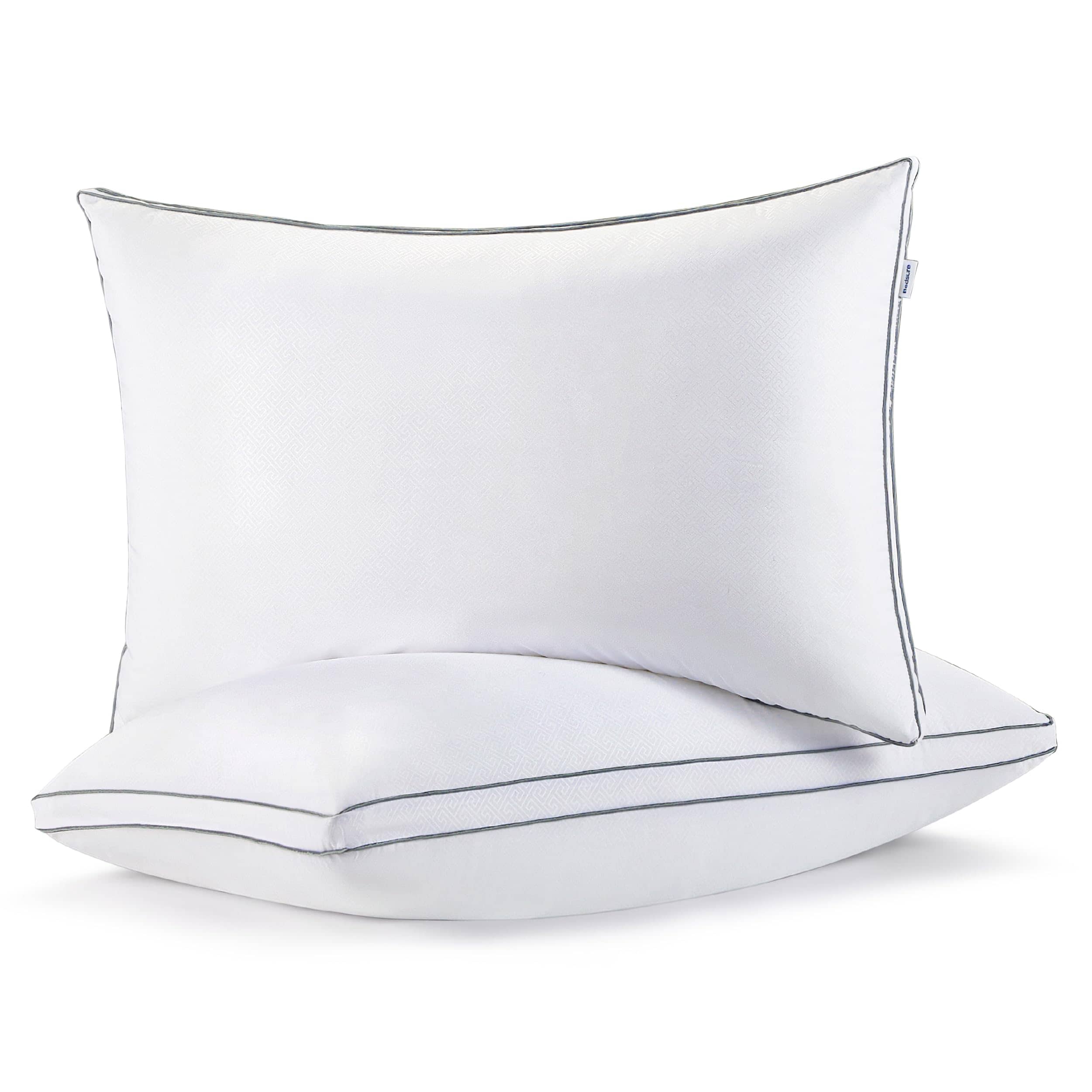 Greek Key Gusseted Pillows 2PCS