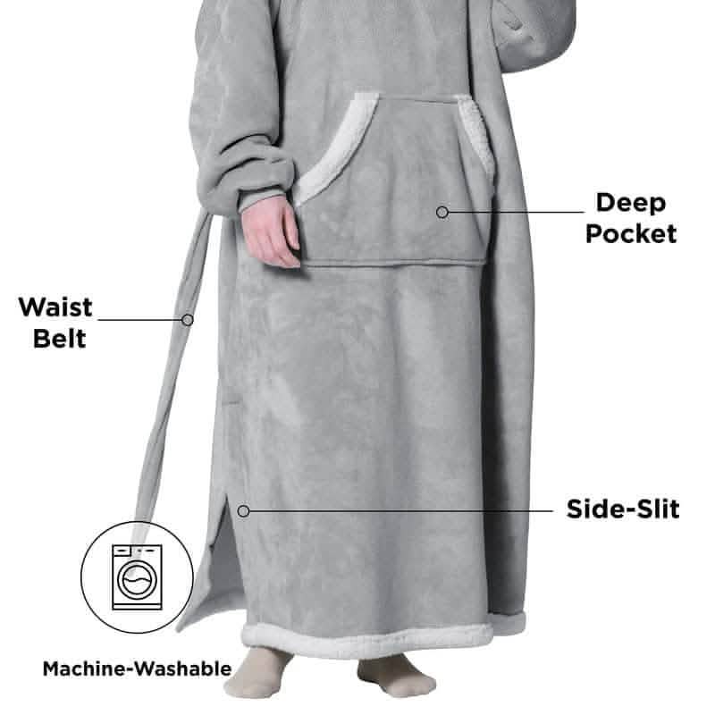 Sherpa Fleece Wearable Blanket