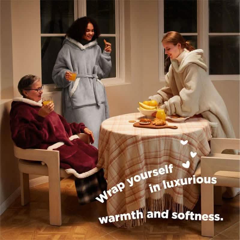 Sherpa Fleece Wearable Blanket