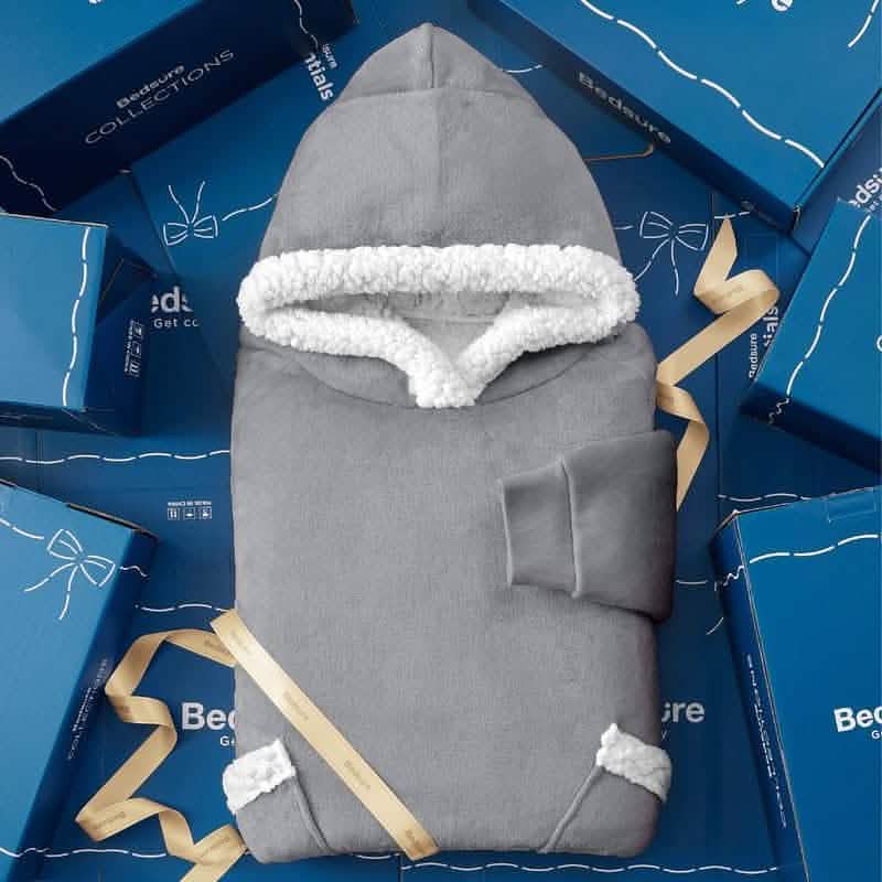 Sherpa Fleece Wearable Blanket