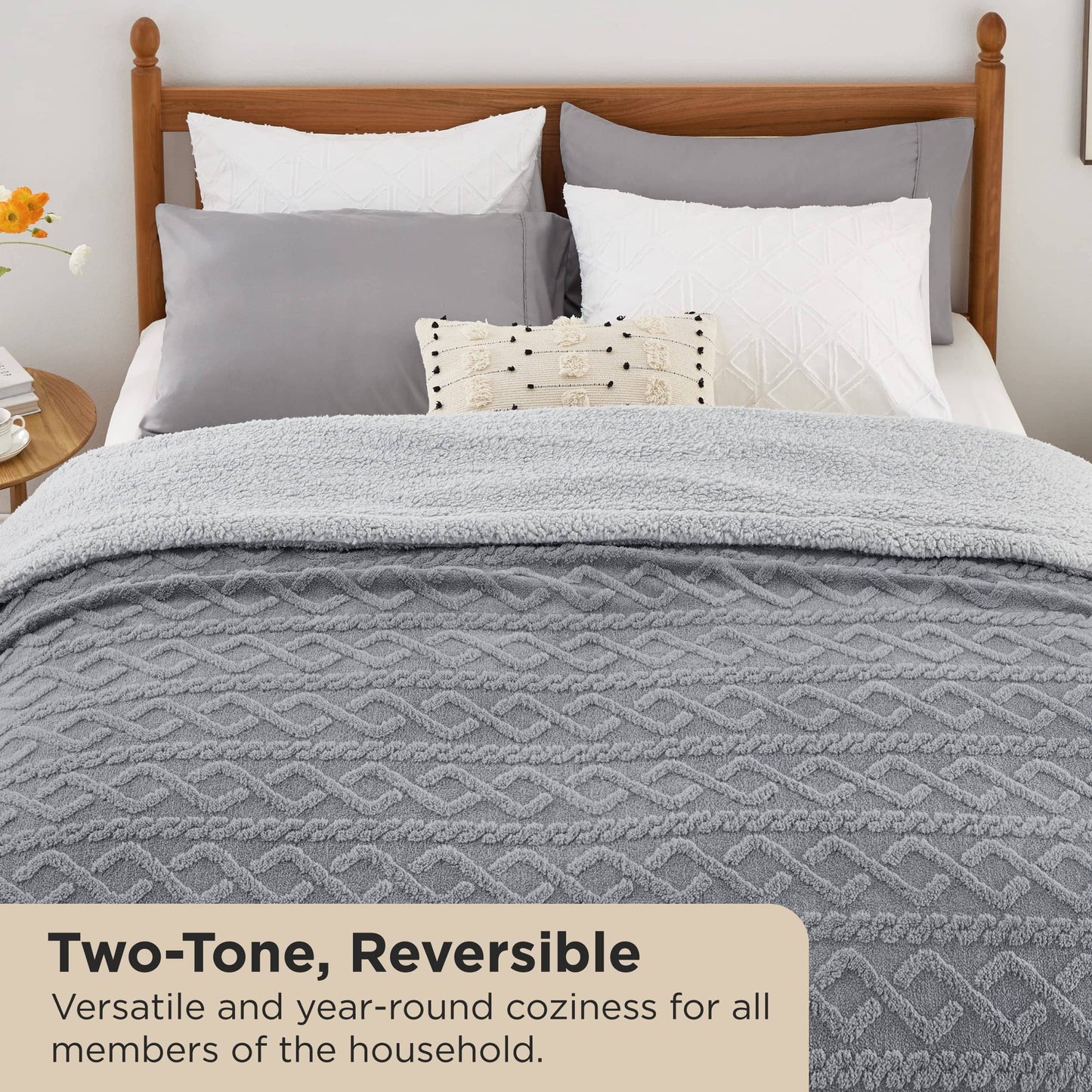Sherpa Throw Blanket For Couch