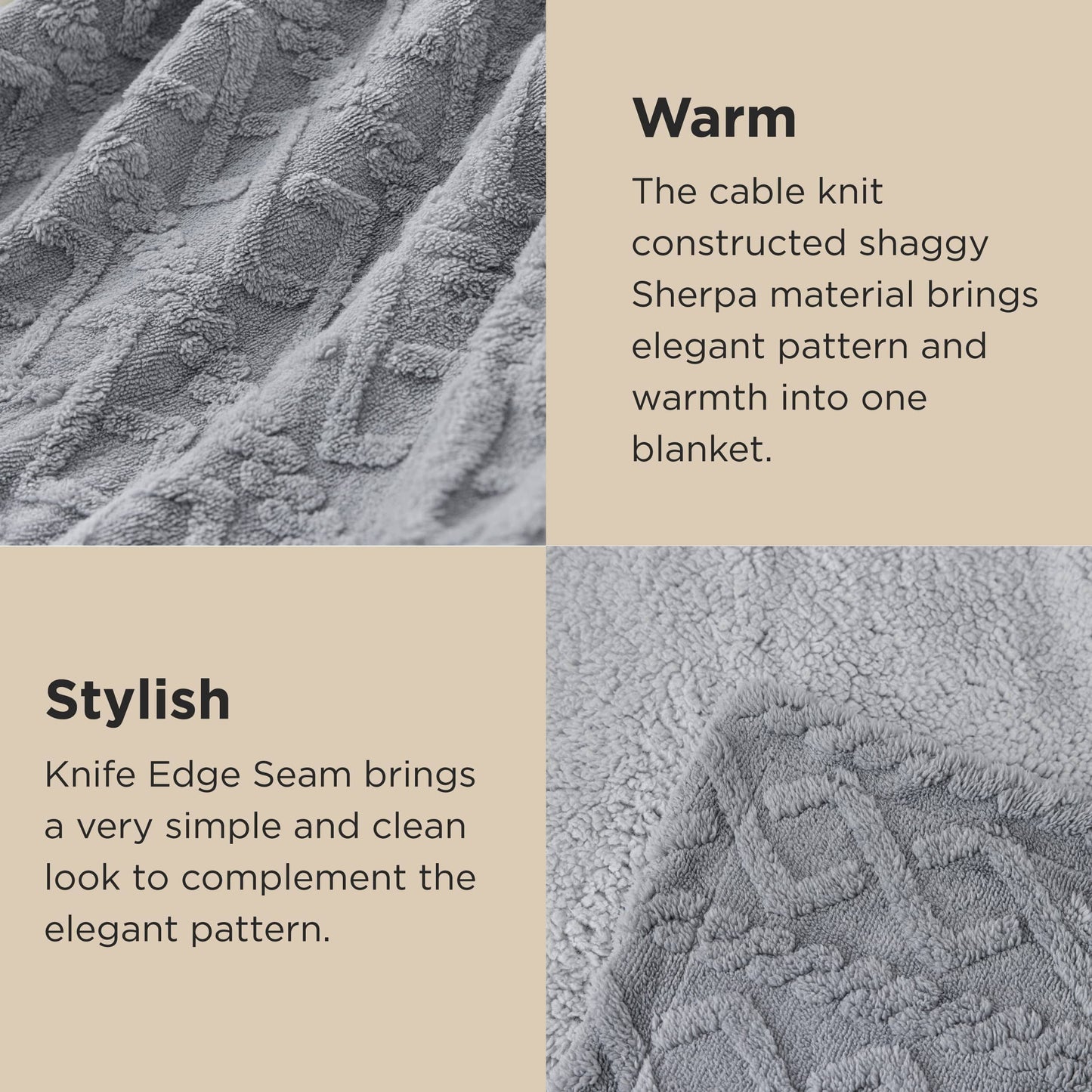 Sherpa Throw Blanket For Couch