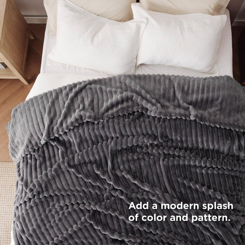 Bedsure Super Soft Flannel Fleece Throw Blanket
