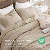 Cotton Waffle Weave Quilt set