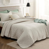 Bedsure Soft Ultrasonic Quilt Set