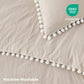 Pom Fringe Comforter Set
