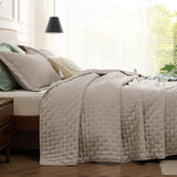 Bedsure Soft Ultrasonic Quilt Set