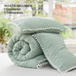 Pom Fringe Comforter Set