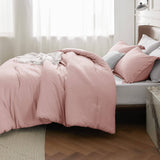 Cationic Dyeing Comforter Set with Pillow Shams